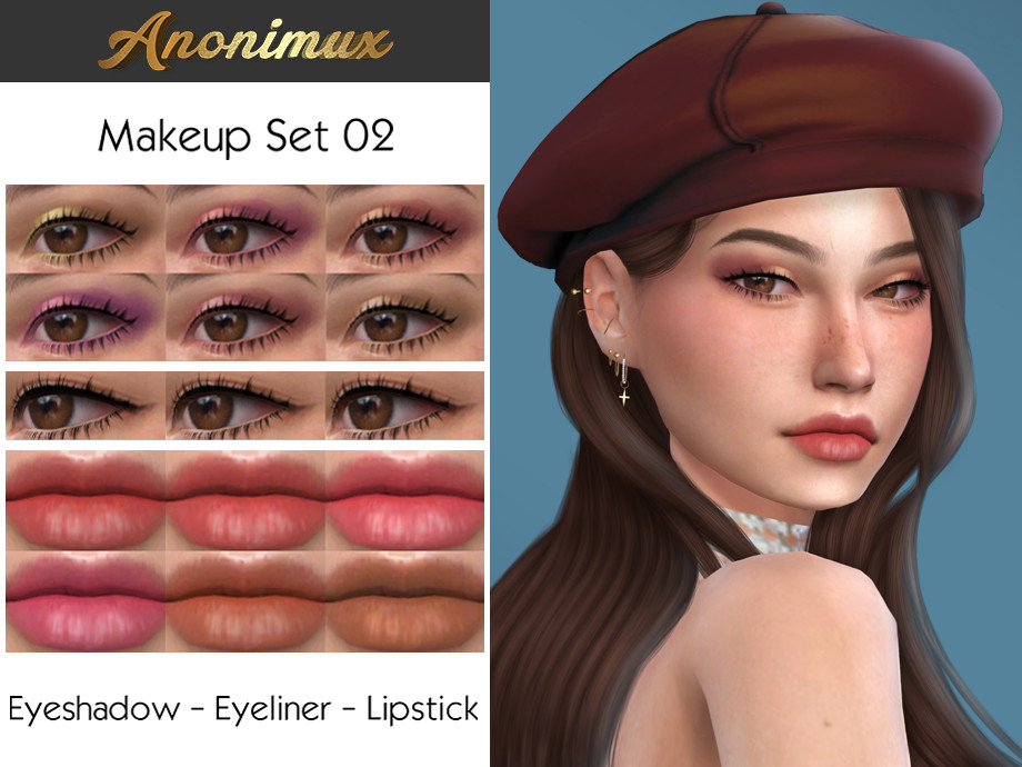 The Sims Resource - Anonimux - Makeup Set 02