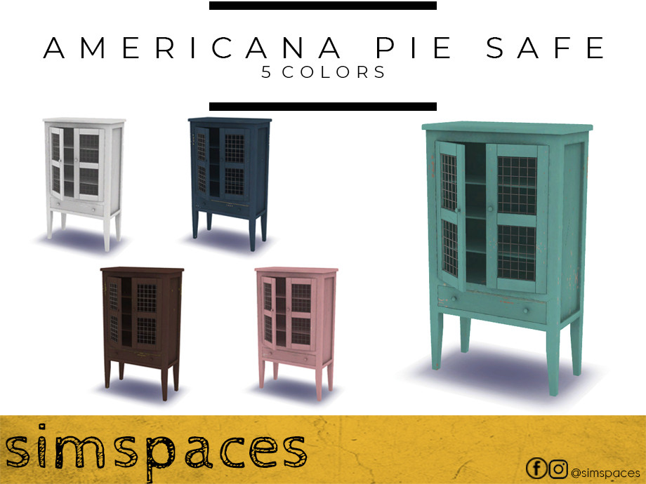 The Sims Resource - Americana Pie Safe