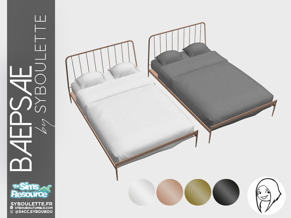 The Sims Resource - Baepsae set - Bed