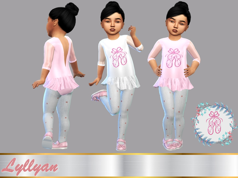 The Sims Resource - Baby ballerina dress