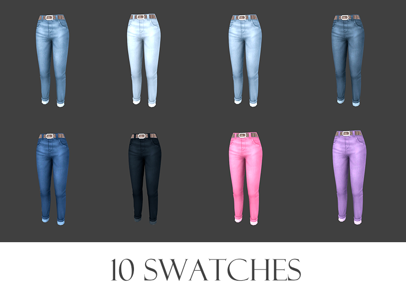 The Sims Resource - Baggy Jeans