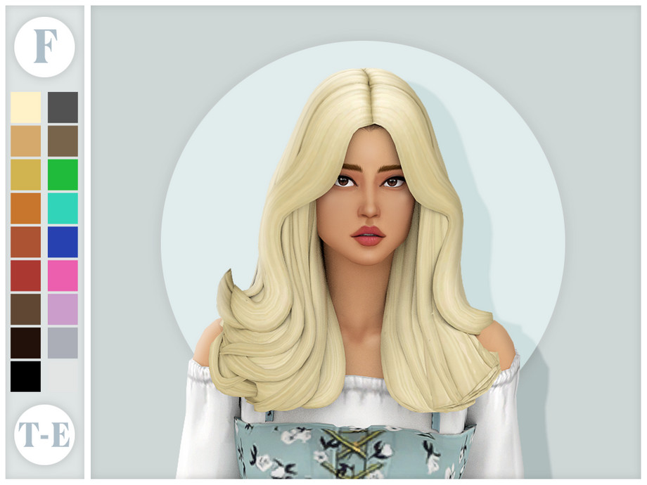 The Sims Resource - Rosalie Hair - Clayified