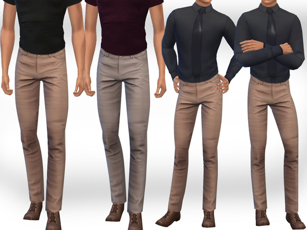 The Sims Resource - Male Sims Casual Pants