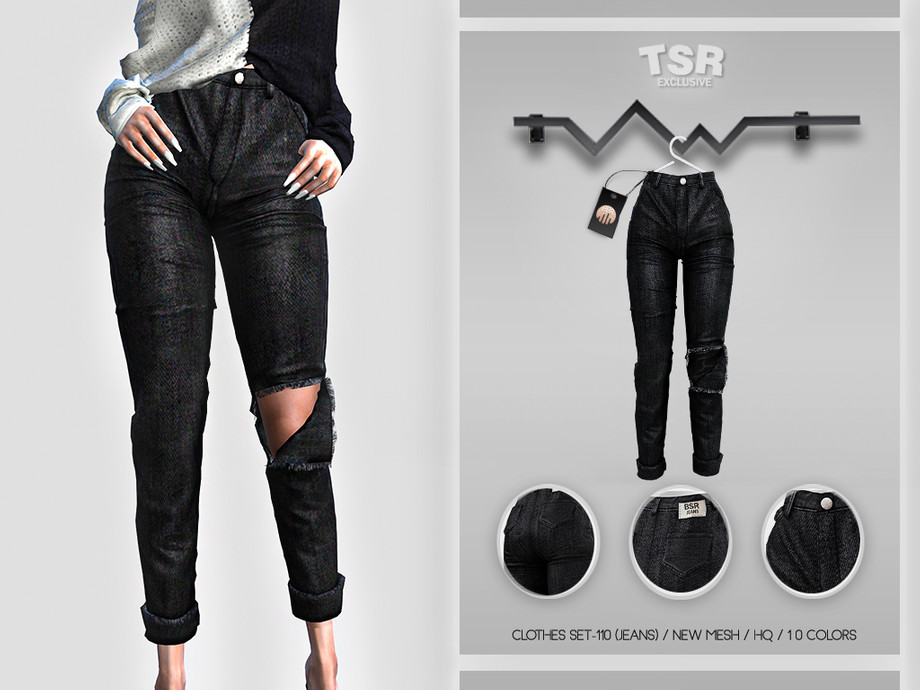 The Sims Resource - Clothes SET-110 (JEANS) BD418