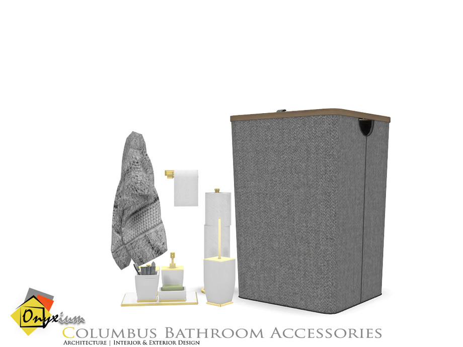 The Sims Resource - Columbus Bathroom Accessories