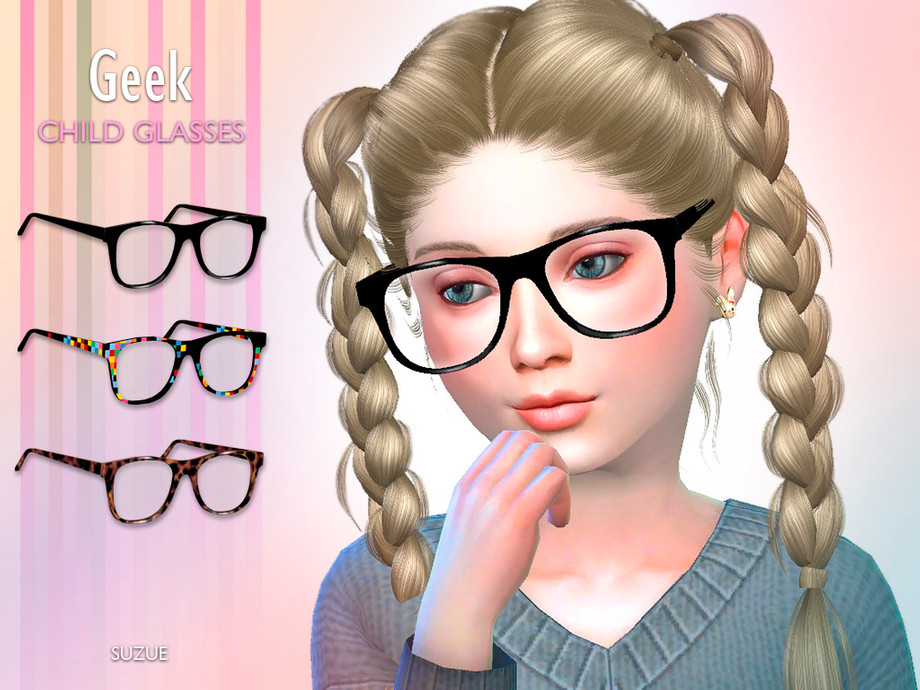 The Sims Resource - Geek Glasses Child