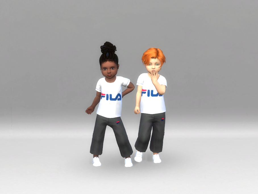 omhyggelig Sammenligne organisere The Sims Resource - Fila trousers toddlers