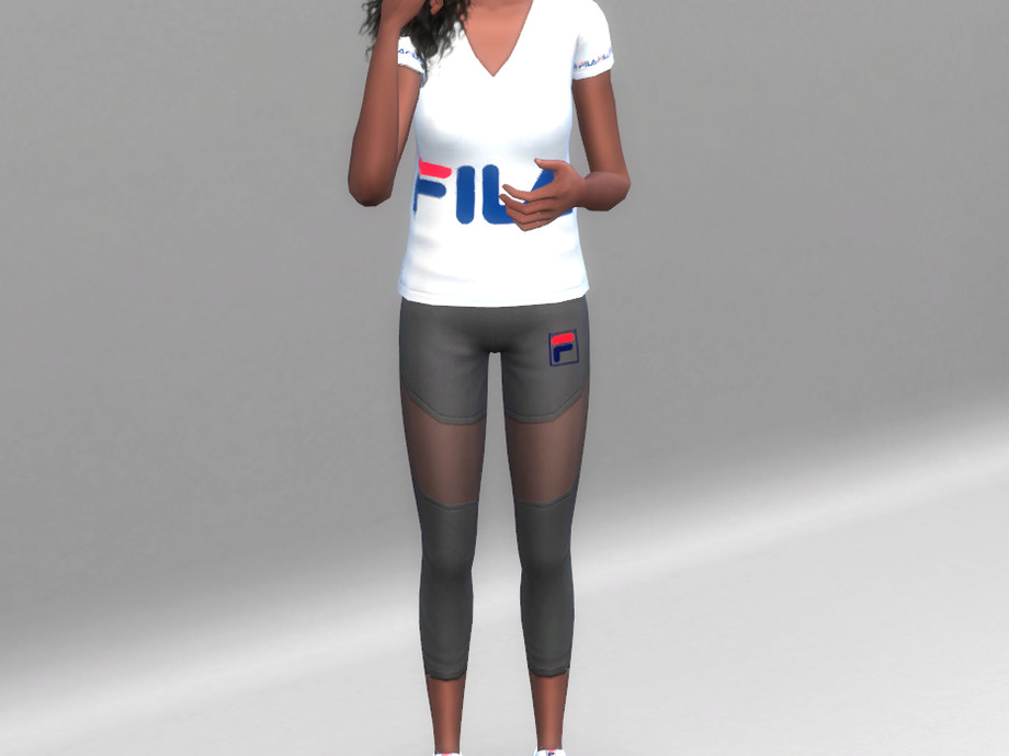 The Sims Resource - Fila trousers woman
