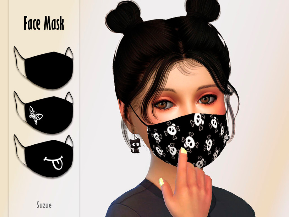 Sims 4 CC Mouth Mask