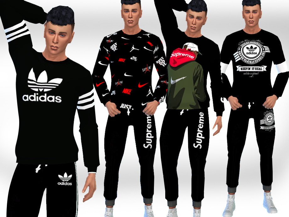 The Sims Resource - Male Sims Jogging Tops
