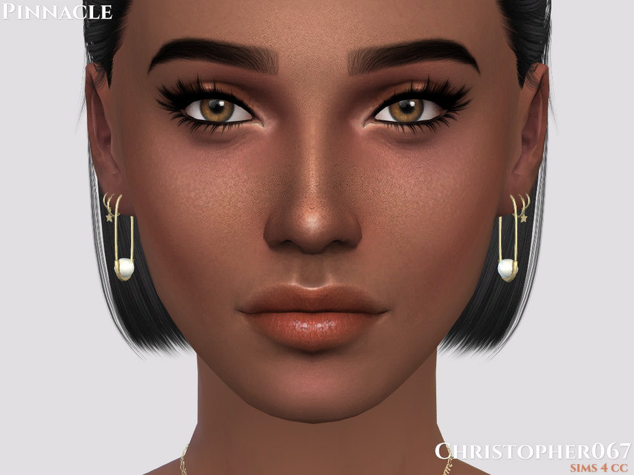 The Sims Resource - Pinnacle Earrings