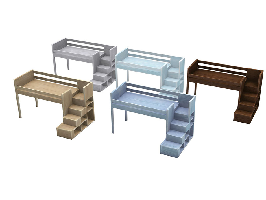 The Sims Resource - Top Bunk Bed Frame