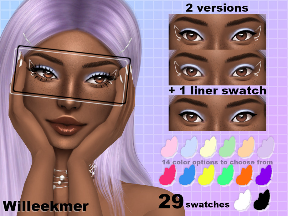 The Sims Resource - Butterfly Eyeliner