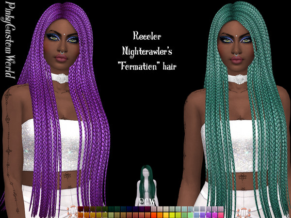 The Sims Resource - Retexture of Formation hair by Nightcrawler