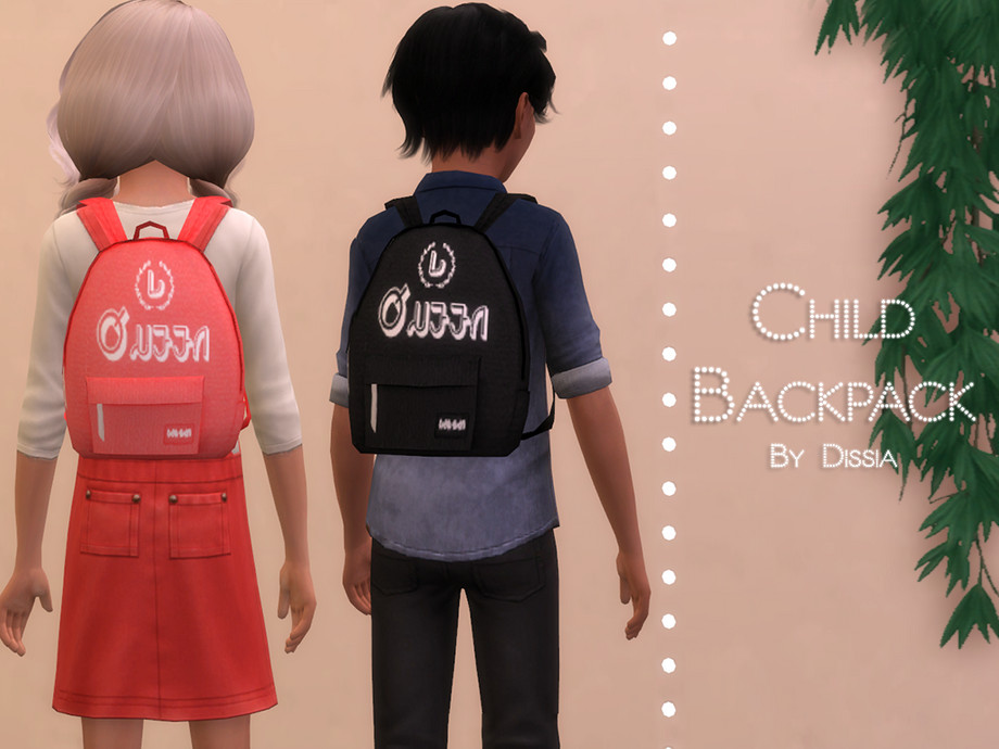 The Sims Resource - Backpack Child