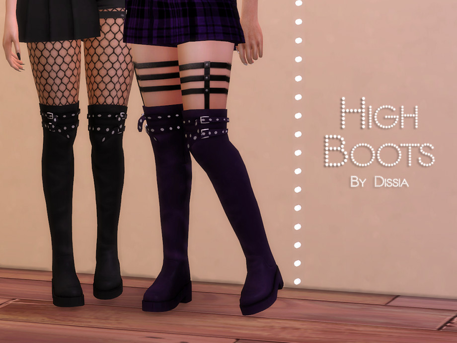 The Sims Resource - High Boots