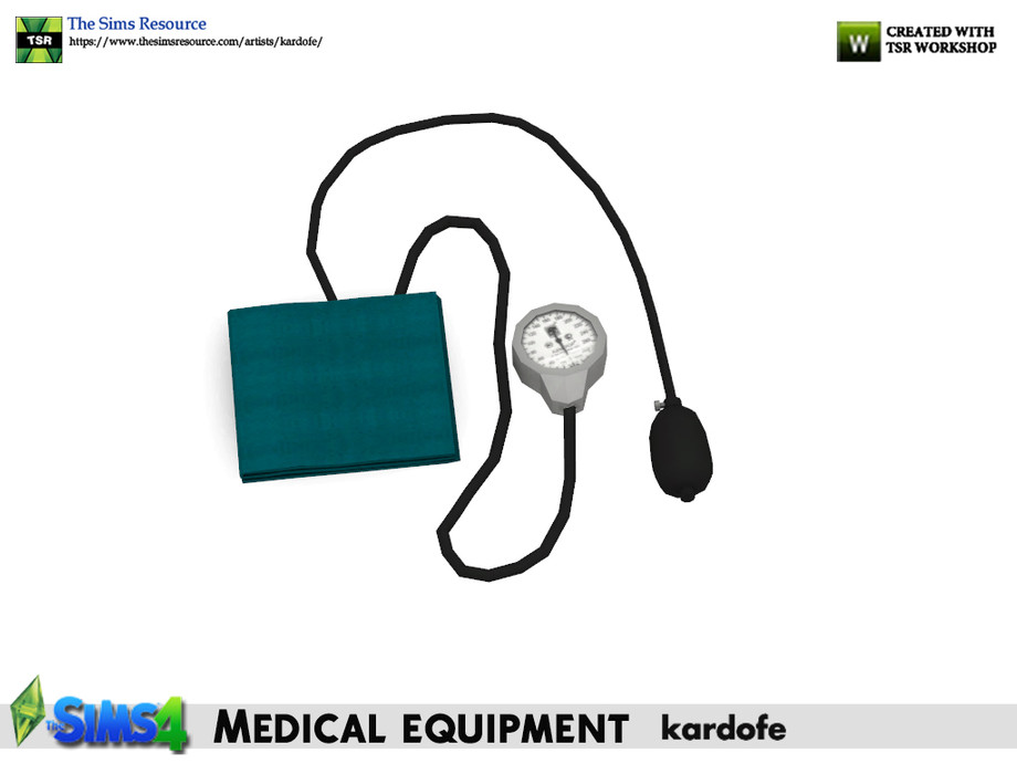 The Sims Resource - kardofe_Medical equipment_Tensiometer