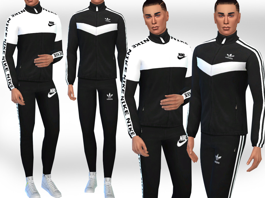 The Sims Resource - Men FullBody Tracksuits