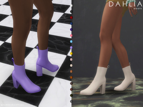 The Sims Resource - DAHLIA | boots