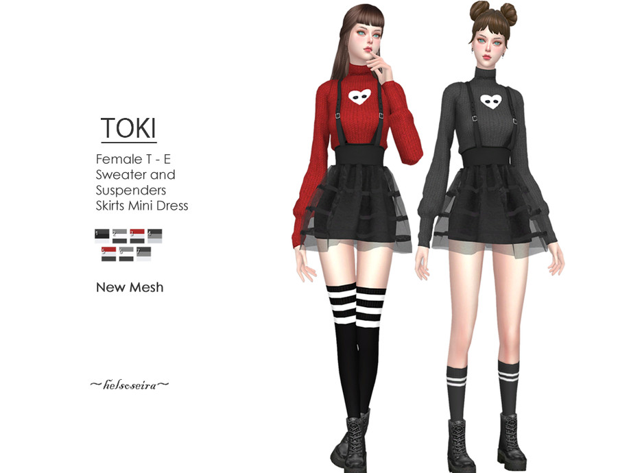 The Sims Resource - TOKI - Mini Dress