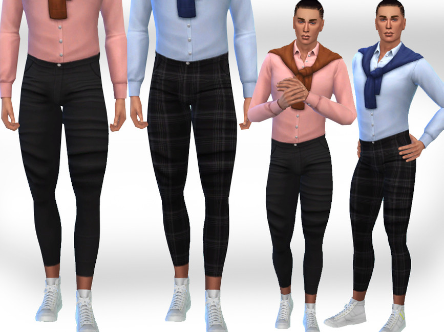 The Sims Resource Men Fit Pants