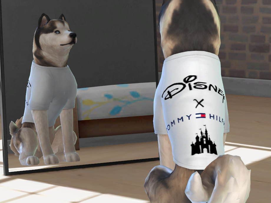 The Sims Resource - Disney X Tommy Hilfiger t-shirt for big dogs