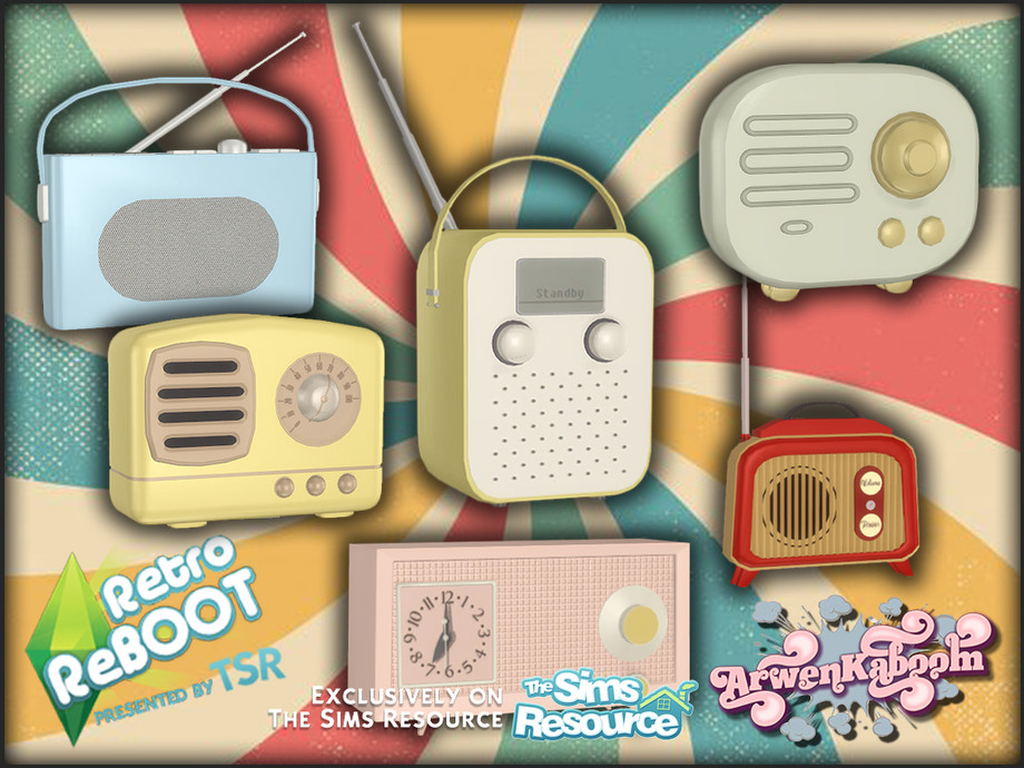 The Sims Resource - Retro ReBOOT Radios