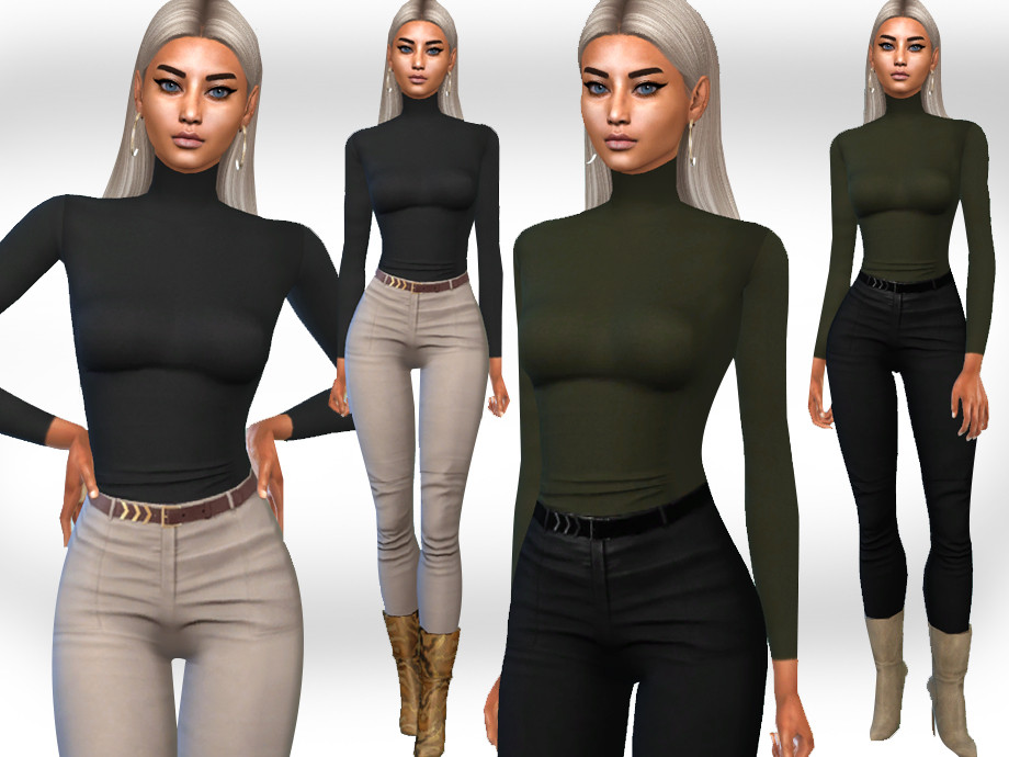 The Sims Resource - Female FullBody Casual Outfits