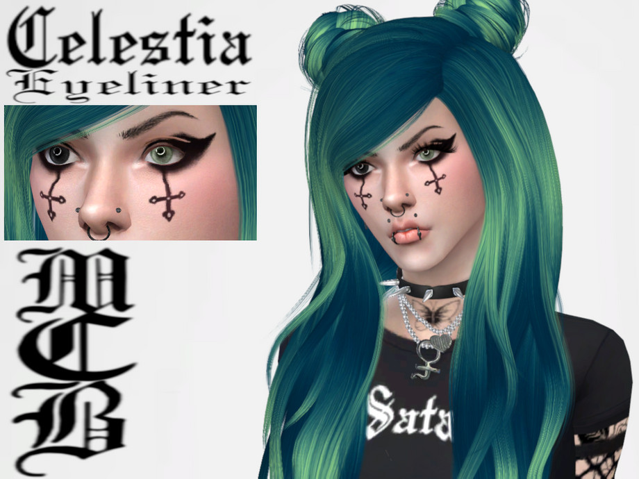 The Sims Resource - Celestia Eyeliner