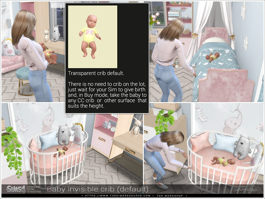 The Sims Resource - Invisible crib DEFAULT