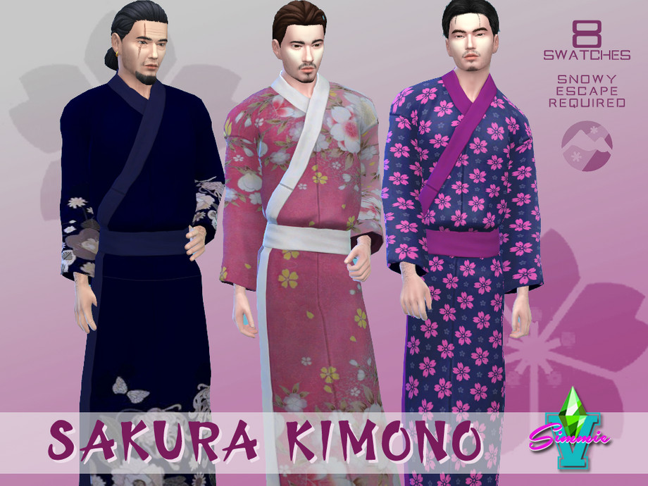 The Sims Resource - SimmieV Sakura Kimono