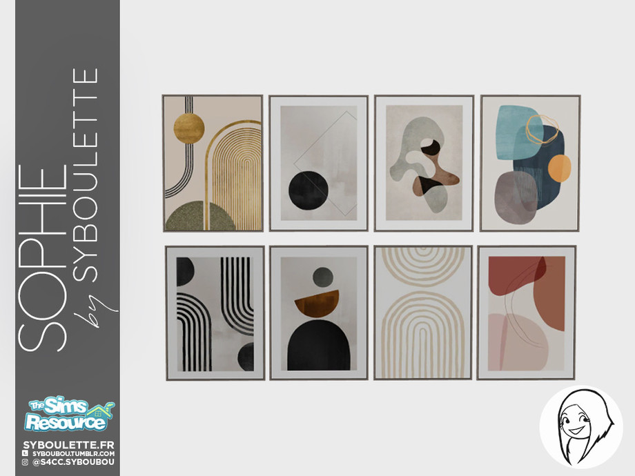 The Sims Resource - Sophie - Wall art