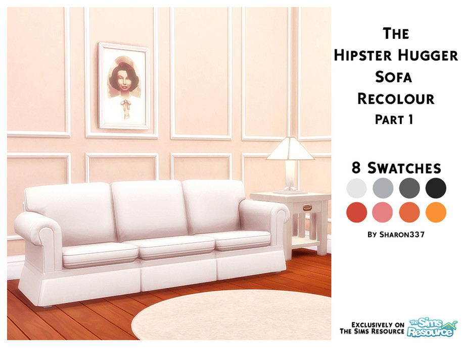 The Sims Resource - The Hipster Hugger Sofa Recolour