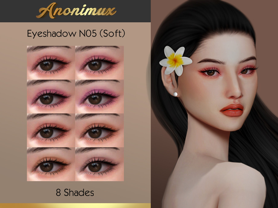 The Sims Resource - Eyeshadow N05 (Soft)