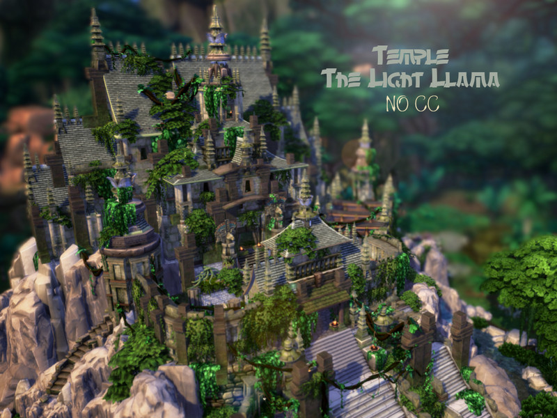 The Sims Resource - Temple 'The Light LLama'