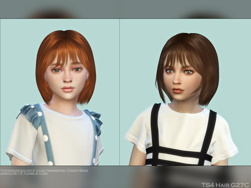 The Sims Resource - Child Hair G27C