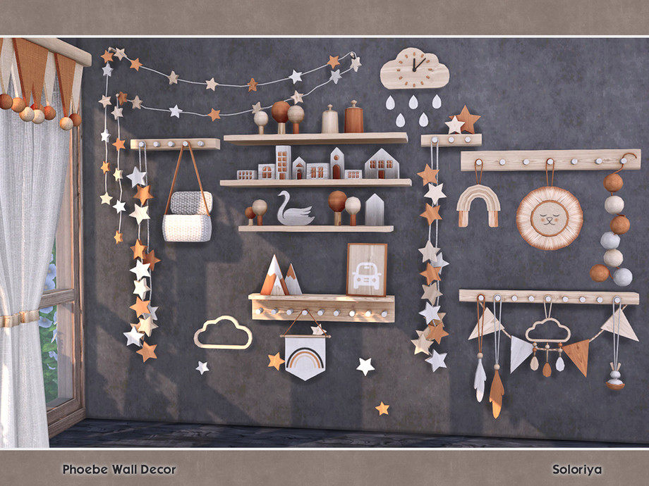 The Sims Resource - Phoebe Wall Decor