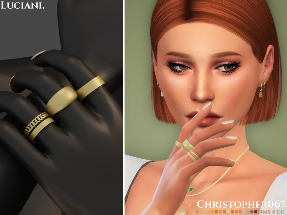 The Sims Resource - Luciani Rings / Christopher067