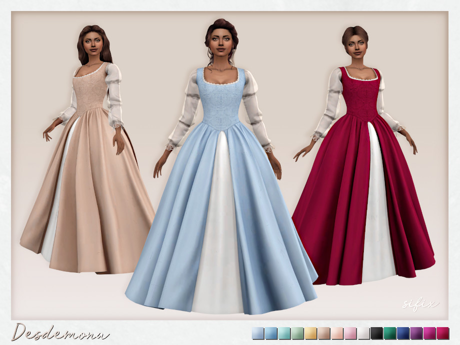 The Sims Resource - Desdemona Dress