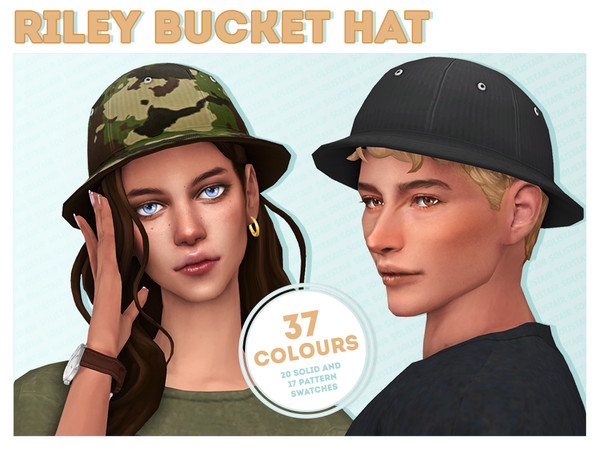 The Sims Resource - Solistair Riley Bucket Hats