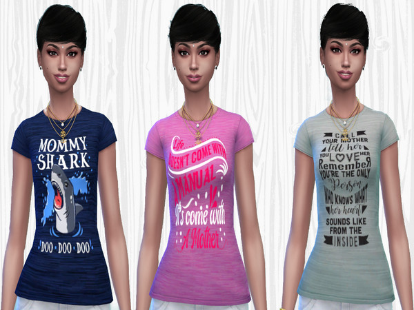 The Sims Resource - Denyse_Adult Female Tshirt 1