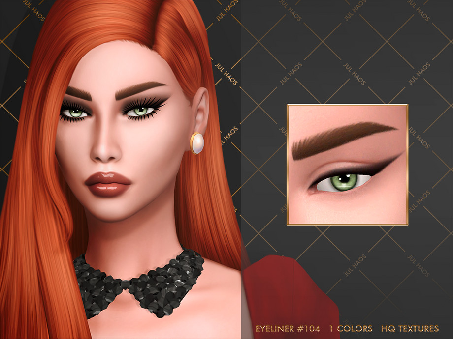 The Sims Resource - [MAXIS MATCH] EYELINER #104