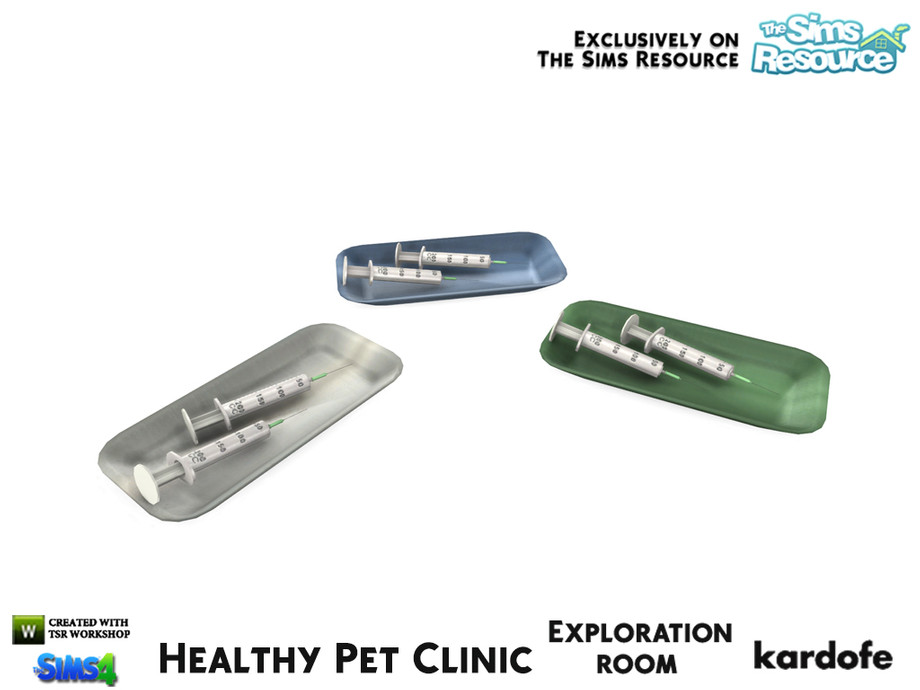 The Sims Resource - kardofe_Healthy Pet Clinic_Syringe