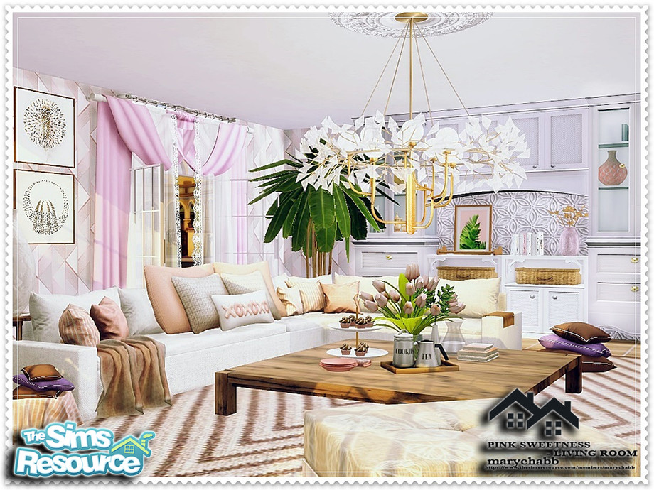The Sims Resource - Pink Sweetness - Living Room