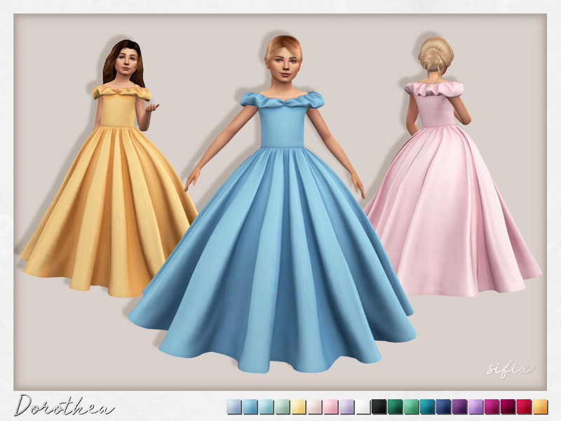 The Sims Resource - Dorothea Dress