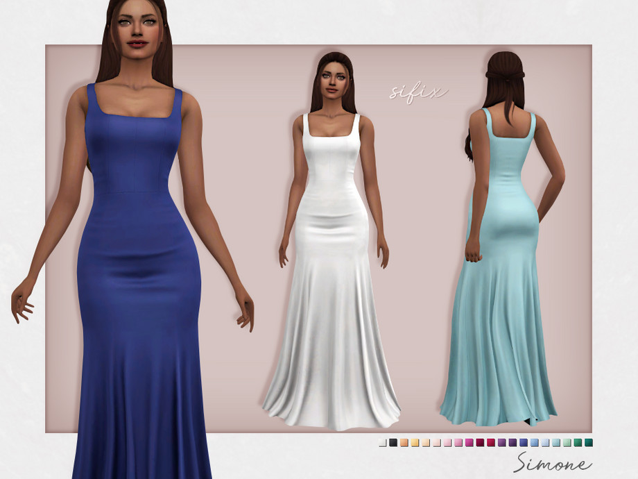 The Sims Resource - Simone Dress