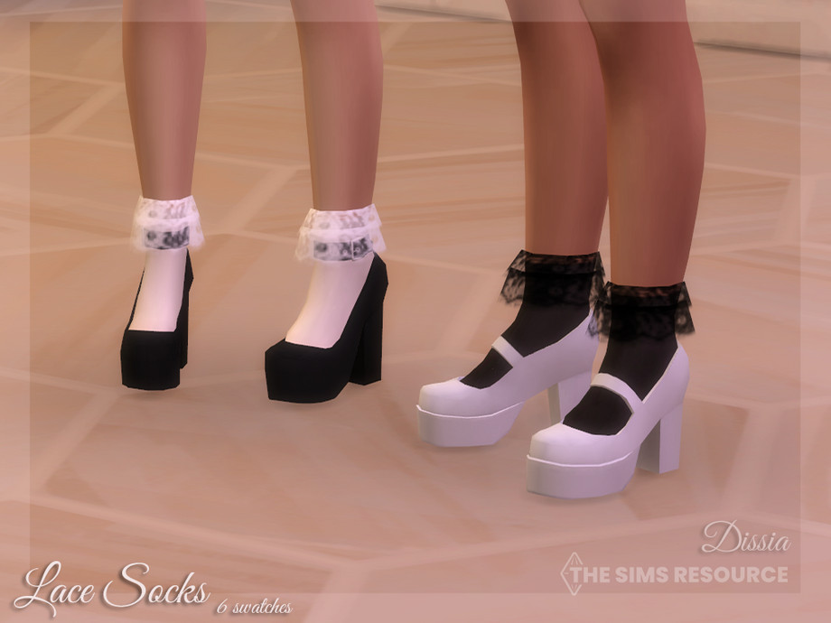 The Sims Resource - Lace Socks
