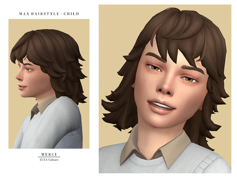 The Sims Resource - Max Hairstyle -Child-