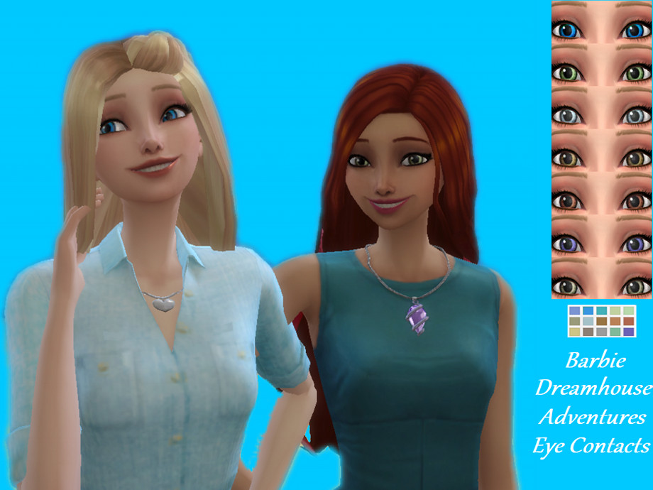The Sims Resource - Barbie Dreamhouse Adventures Eye Contacts