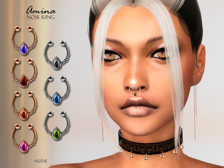 The Sims Resource - Amina Piercing